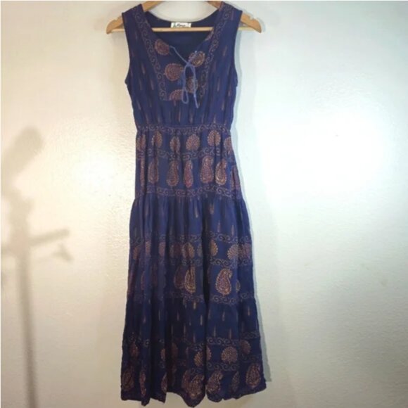 Lapogee Boho Sleeveless Maxi Dress - Picture 1 of 5